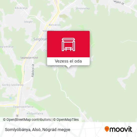 Somlyóbánya, Alsó térkép