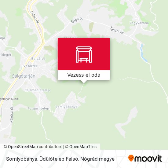 Somlyóbánya, Üdülőtelep Felső térkép