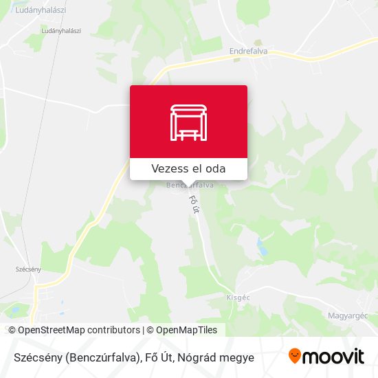 Szécsény (Benczúrfalva), Fő Út térkép