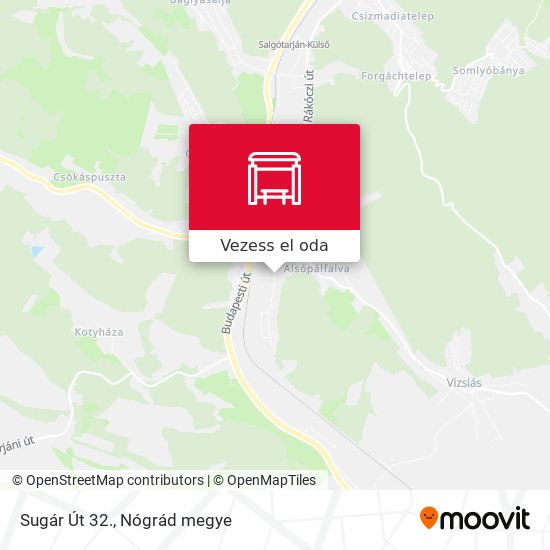 Sugár Út 32. térkép