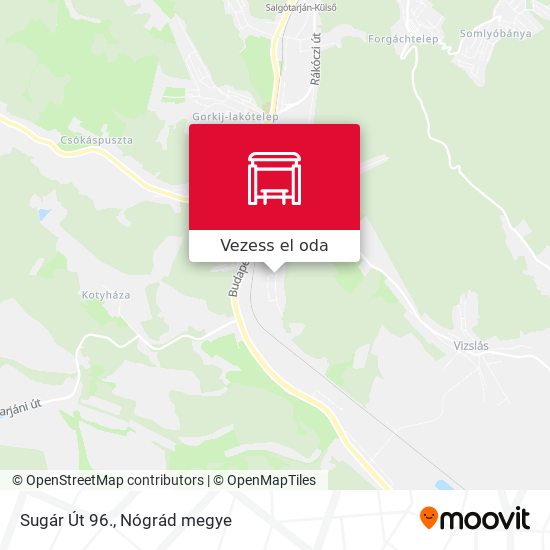 Sugár Út 96. térkép