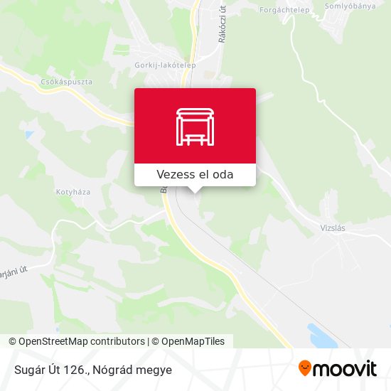 Sugár Út 126. térkép
