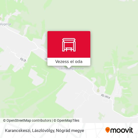 Karancskeszi, Lászlóvölgy térkép