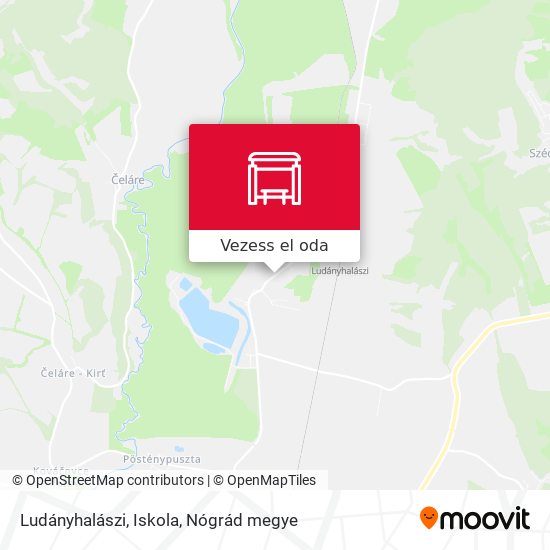Ludányhalászi, Iskola térkép