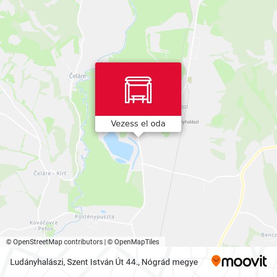 Ludányhalászi, Szent István Út 44. térkép