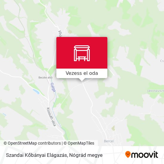 Szandai Kőbányai Elágazás térkép