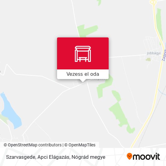 Szarvasgede, Apci Elágazás térkép