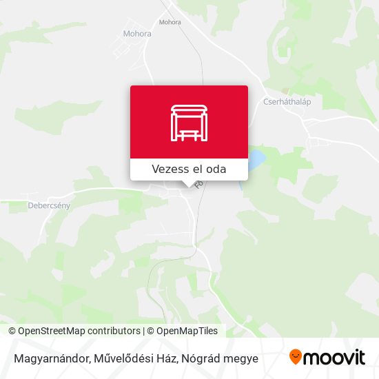Magyarnándor, Művelődési Ház térkép
