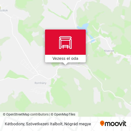 Kétbodony, Szövetkezeti Italbolt térkép