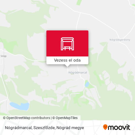 Nógrádmarcal, Szeszfőzde térkép