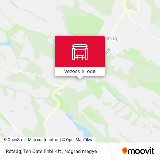 Rétság, Ten Cate Enbi Kft. térkép