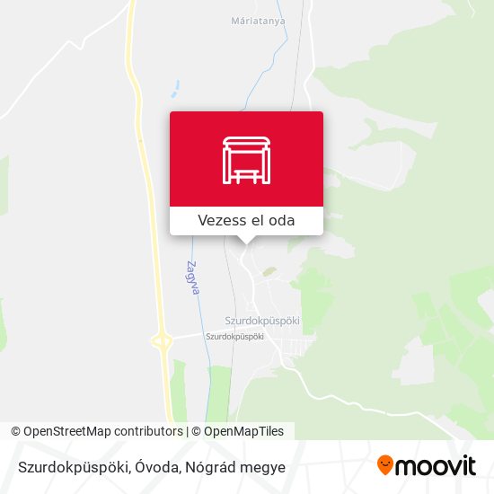 Szurdokpüspöki, Óvoda térkép