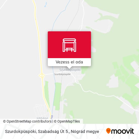 Szurdokpüspöki, Szabadság Út 5. térkép