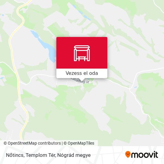 Nőtincs, Templom Tér térkép