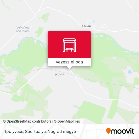 Ipolyvece, Sportpálya térkép