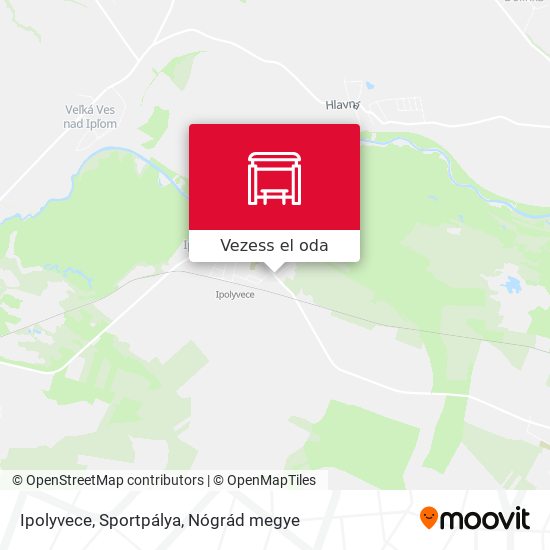 Ipolyvece, Sportpálya térkép