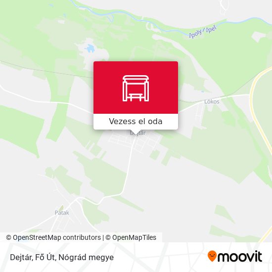 Dejtár, Fő Út térkép
