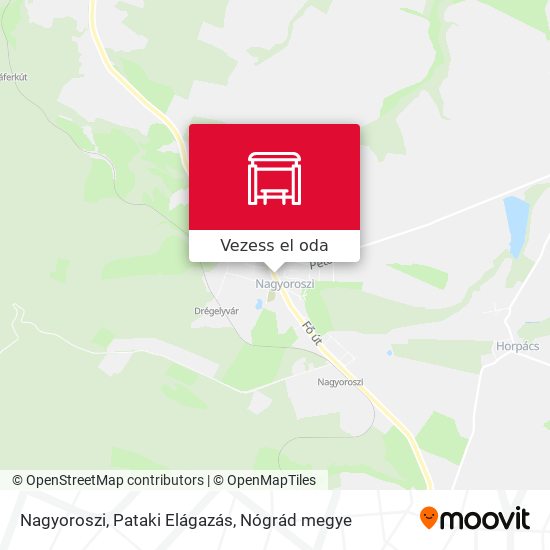 Nagyoroszi, Pataki Elágazás térkép