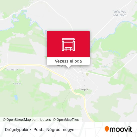 Drégelypalánk, Posta térkép