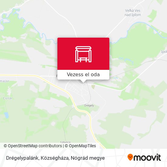 Drégelypalánk, Községháza térkép