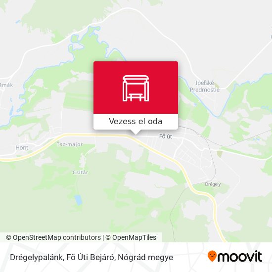 Drégelypalánk, Fő Úti Bejáró térkép