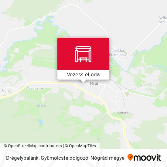 Drégelypalánk, Gyümölcsfeldolgozó térkép
