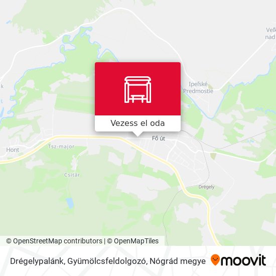 Drégelypalánk, Gyümölcsfeldolgozó térkép