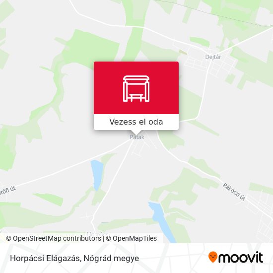 Horpácsi Elágazás térkép