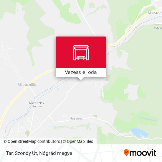 Tar, Szondy Út térkép