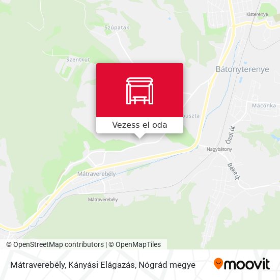 Mátraverebély, Kányási Elágazás térkép