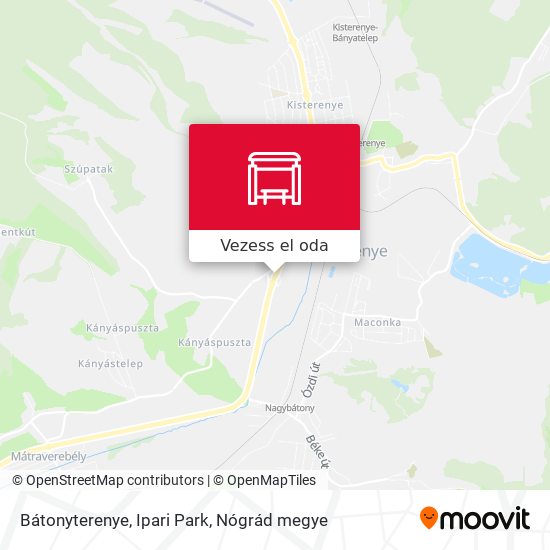 Bátonyterenye, Ipari Park térkép