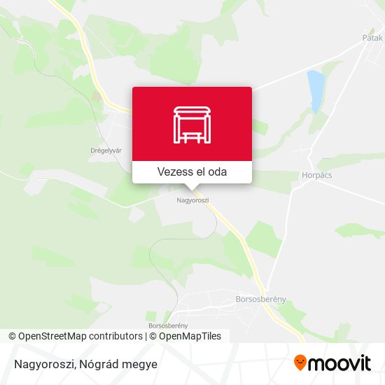 Nagyoroszi térkép
