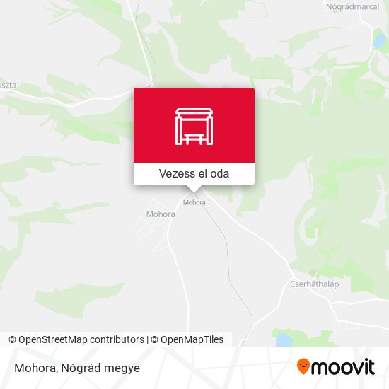 Mohora térkép