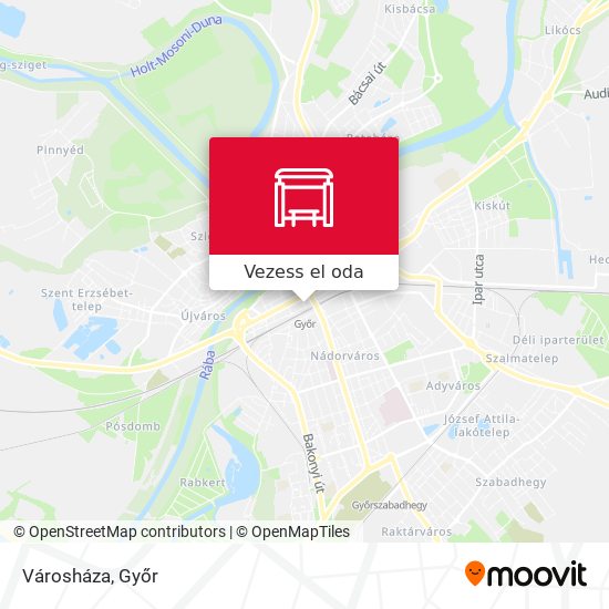 Városháza térkép