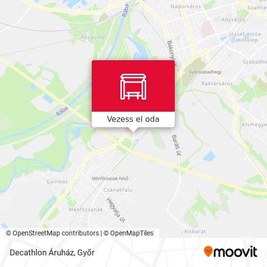 Decathlon Áruház térkép