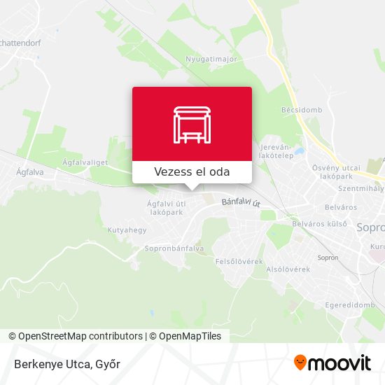 Berkenye Utca térkép