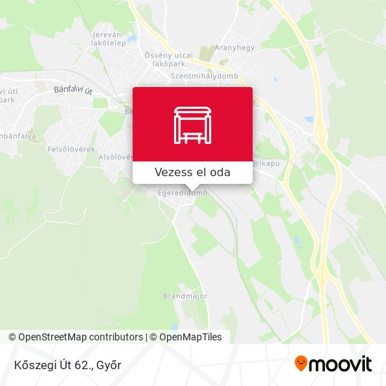 Kőszegi Út 62. térkép