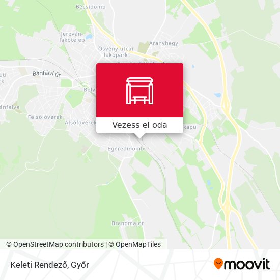 Keleti Rendező térkép
