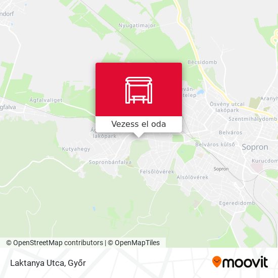 Laktanya Utca térkép