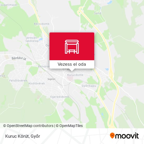 Kuruc Körút térkép