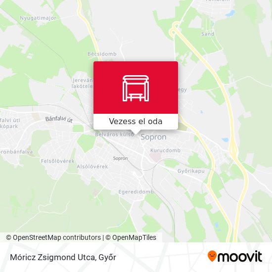 Móricz Zsigmond Utca térkép