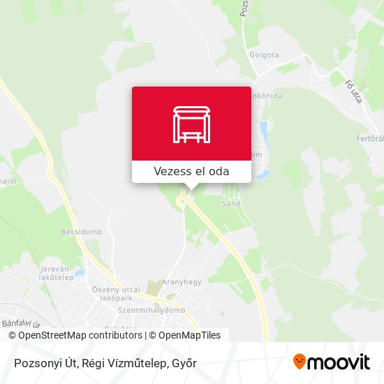 Pozsonyi Út, Régi Vízműtelep térkép