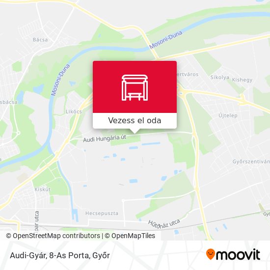 Audi-Gyár, 8-As Porta térkép