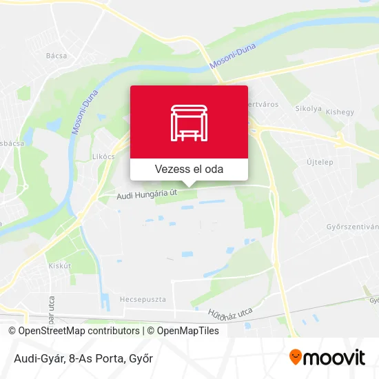 Audi-Gyár, 8-As Porta térkép