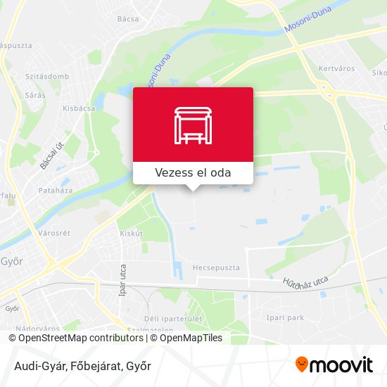Audi-Gyár, Főbejárat térkép