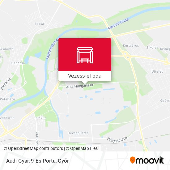Audi-Gyár, 9-Es Porta térkép