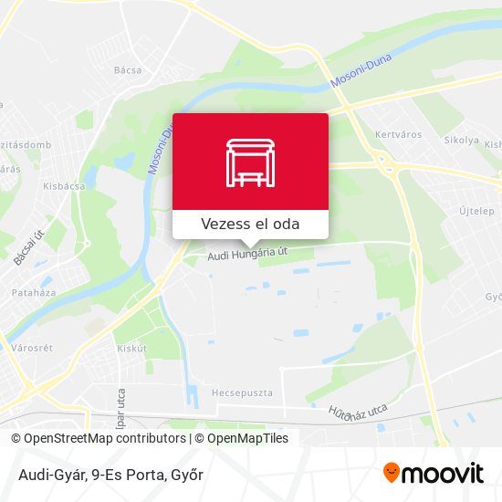 Audi-Gyár, 9-Es Porta térkép