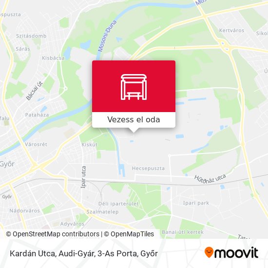 Kardán Utca, Audi-Gyár, 3-As Porta térkép