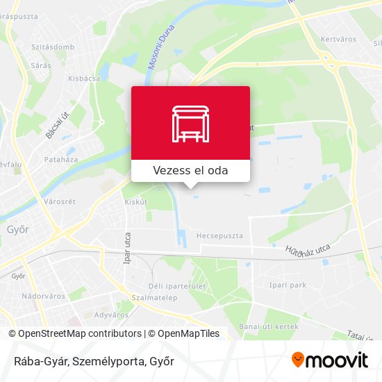 Rába-Gyár, Személyporta térkép