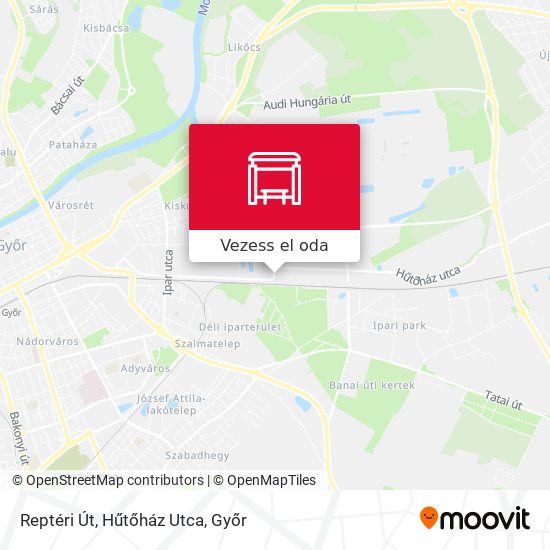 Reptéri Út, Hűtőház Utca térkép